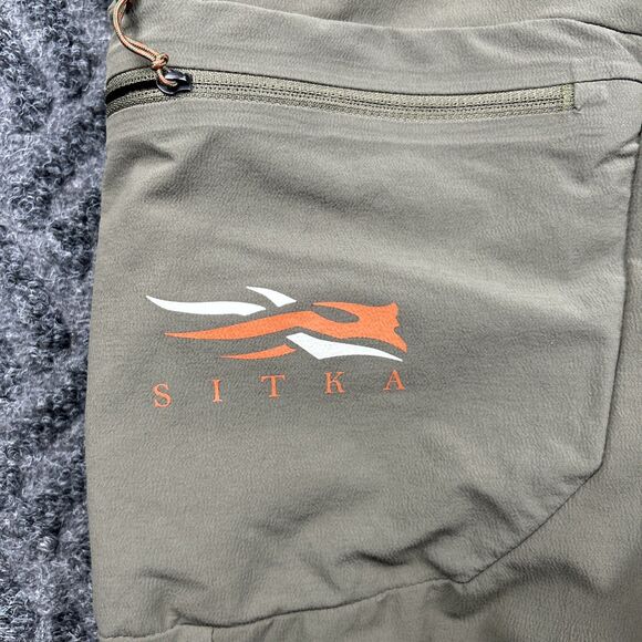 Sitka Gear Ascent Lightweight Pants Mens Size 37 Solid Pyrite Hunting Hiking - Picture 3 of 11